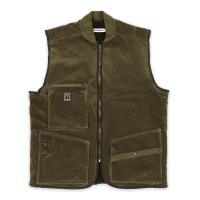 ABETE Olivine jesenná manšestrová vesta, veľkosť XL - Verdemax