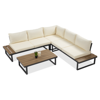 Narożnik wypoczynkowy EMERSON Light Beige - Focus Garden