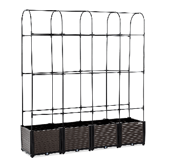 Vyvýšený záhon so stojanom Cultivo GROW ROUND SET L