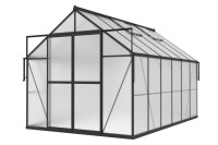 Polykarbonátový skleník Slide-In NEW 244x370 cm čierny - Cultivo
