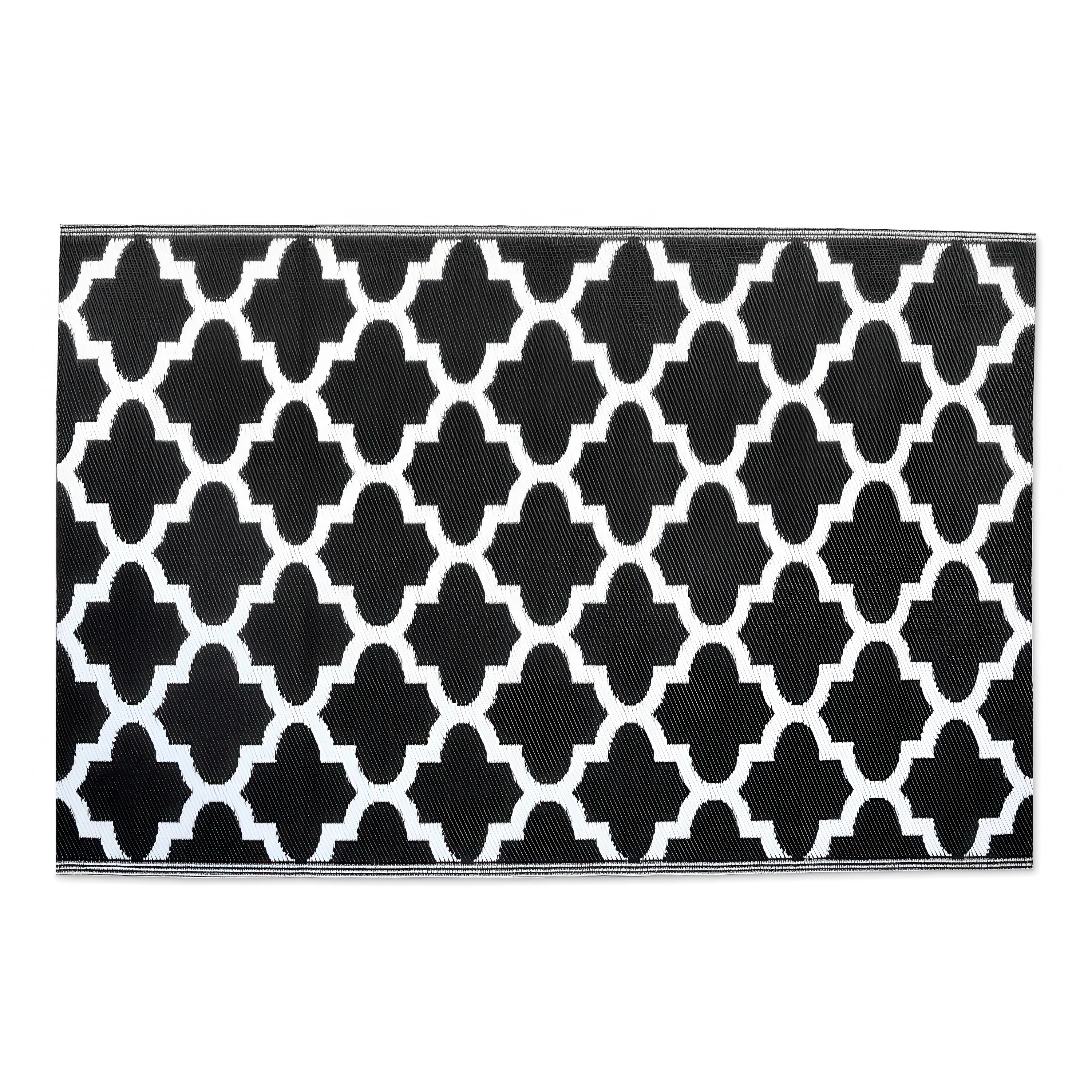 Záhradný a terasový koberec 160x230cm Agenda Black - MOODME