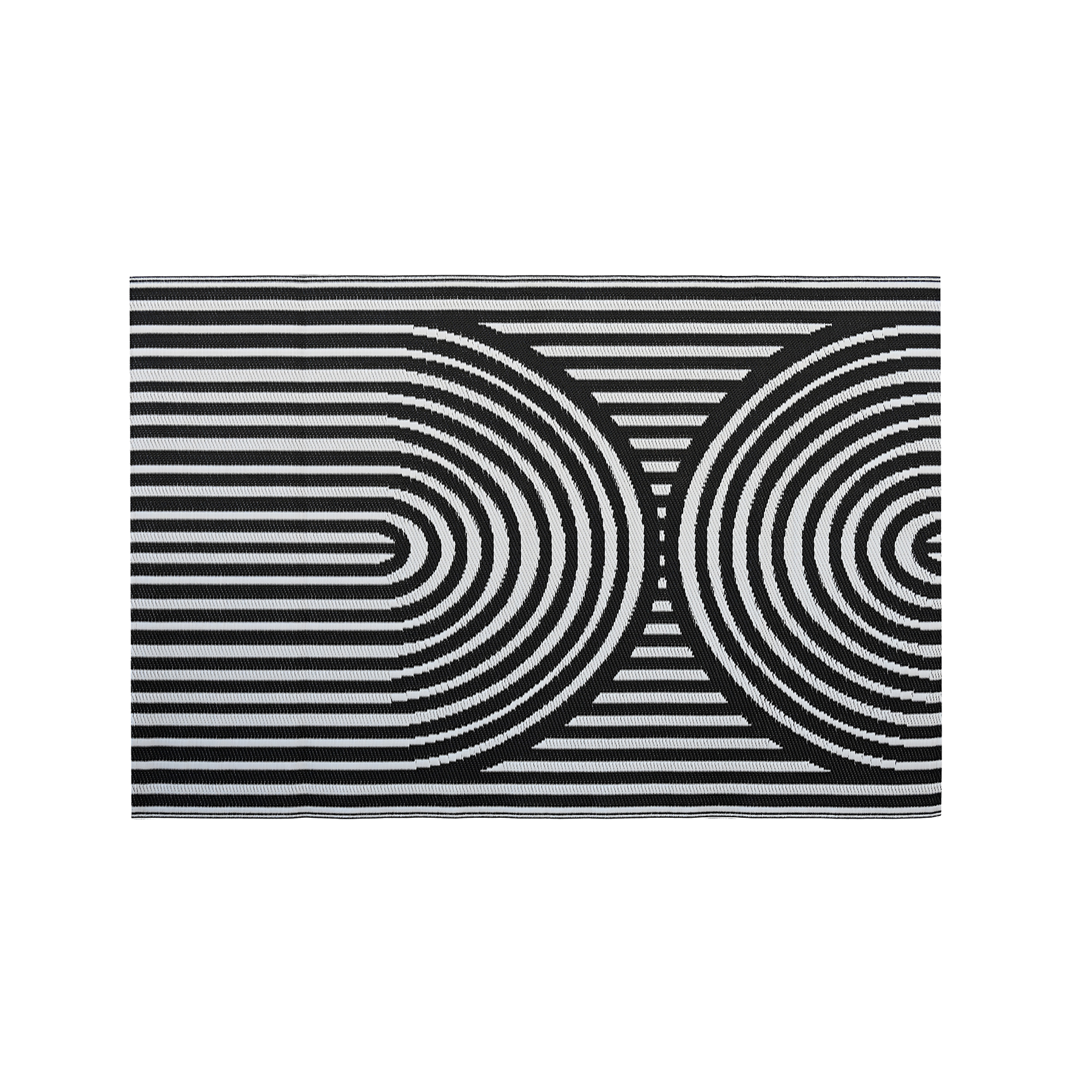 Balkónový koberec 120x180 cm Black - MOODME