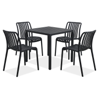 Záhradný set RONA LIGHT/BRIS Black – Bjørkka