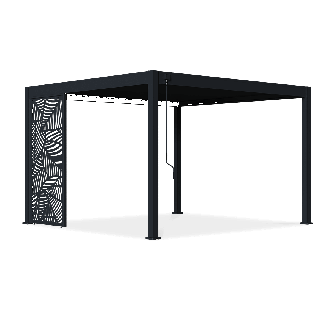 Dekoratívny panel DECO 1,2 m pre pergolu ELEGANCE/DELUXE/FUSION Antracit - Gutroof