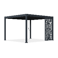 Dekoratívny panel DECO 1,3 m pre pergolu ELEGANCE/DELUXE/FUSION Antracit - Gutroof