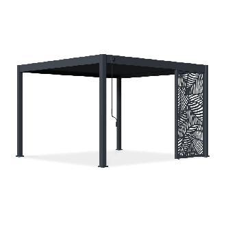 Dekoratívny panel DECO 1,3 m pre pergolu ELEGANCE/DELUXE/FUSION Antracit - Gutroof