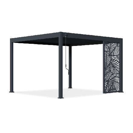 Dekoratívny panel DECO 1,3 m pre pergolu ELEGANCE/DELUXE/FUSION Antracit - Gutroof