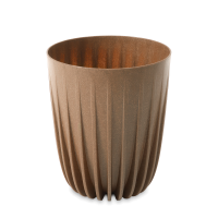 Dekoratívny kvetináč MIRA Eco wood 25cm prírodný - LAMELA