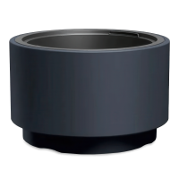 Heos 47x47x30cm antracitový dekoratívny kvetináč - PROSPERPLAST