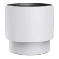 Kvetináč Heos s vložkou 47x47x44cm biely - PROSPERPLAST