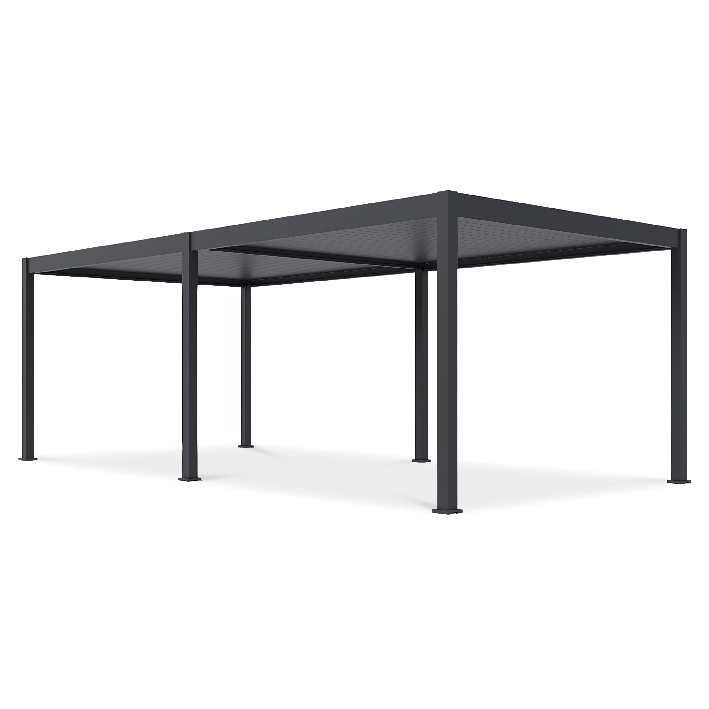 Pergola s LED osvetlením DELUXE Automatic 3,6x7,2 Antracit - Gutroof