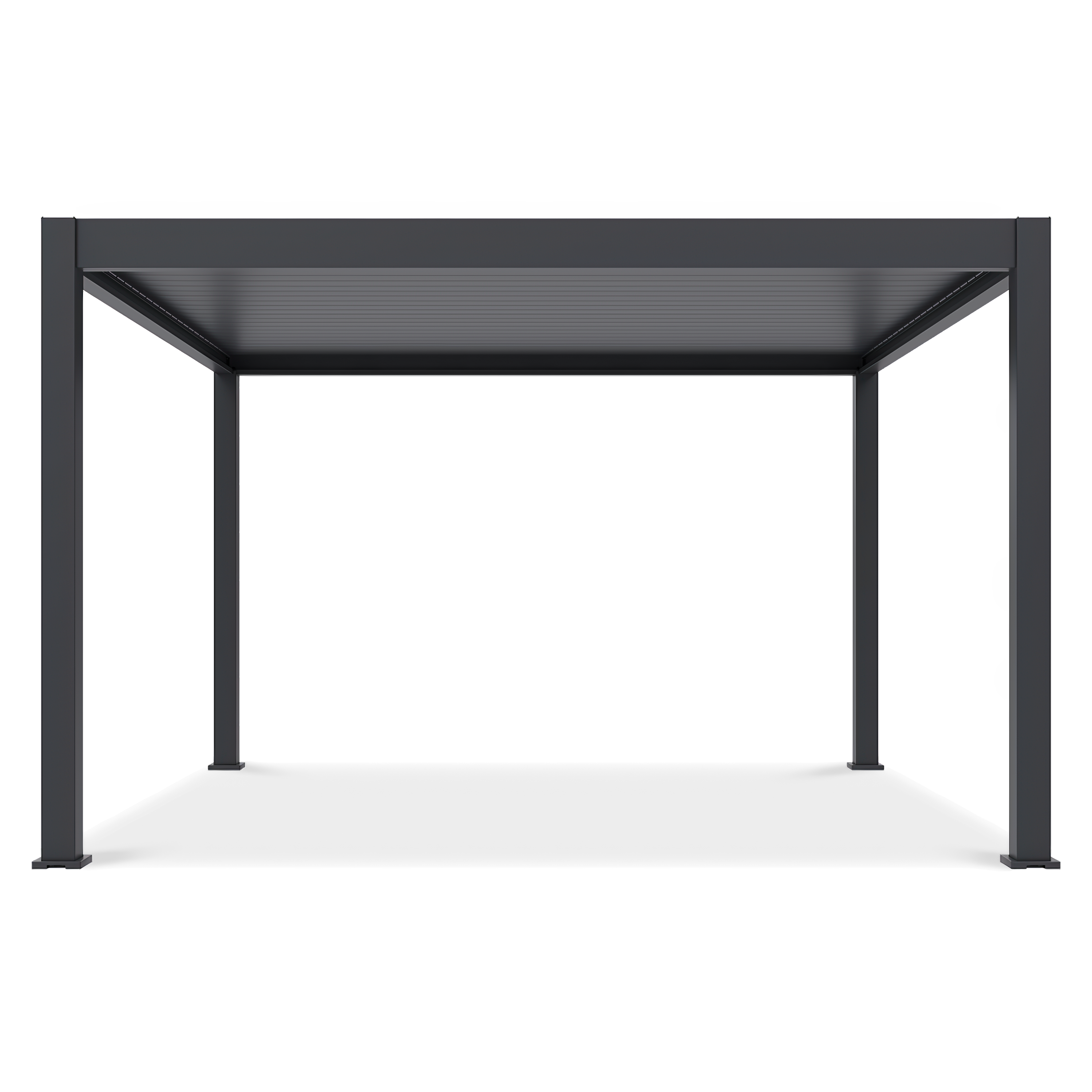Terasa pergola DELUXE PRO Automatic 4x4 + LED, Anthracite - Gutroof