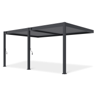Príстенná pergola DELUXE Wall 3,6x5,3 Antracit - Gutroof