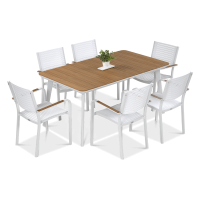 Jedálenský set TACOMA 160/6 White - Focus Garden