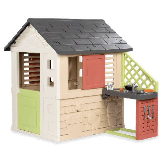 Prírodný domček s kuchyňou 145x110x127cm - Smoby