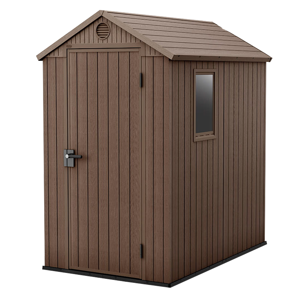 Záhradný domček DARWIN 4x6 Brown - 118x185cm - KETER