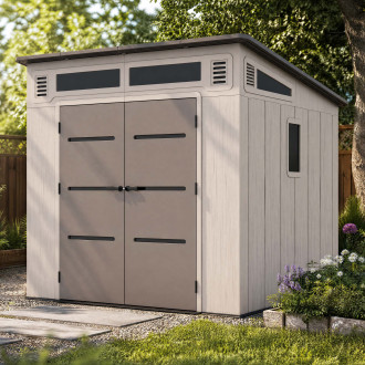 Záhradný domček CHESTER 8x8 Brown - HARDMAISTER