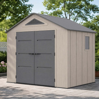Záhradný domček EVEREST 8x6 Cold Grey - HARDMAISTER