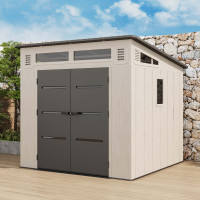 Záhradný domček CHESTER 8x8 Cold Grey - HARDMAISTER