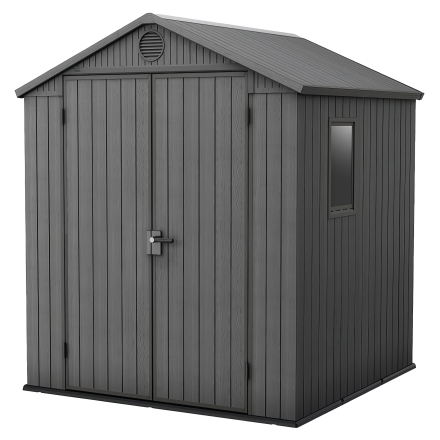 Záhradný domček DARWIN 6x6 Graphite - 190x182cm - KETER