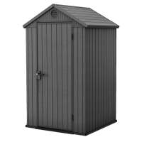 DARWIN 4x4 záhradný domček sivý - Keter