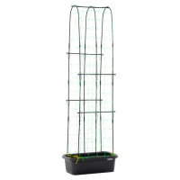 Kvetináč + stojan na pestovanie uhoriek CUCU GROW BOX 60x30x178cm - CULTIVO