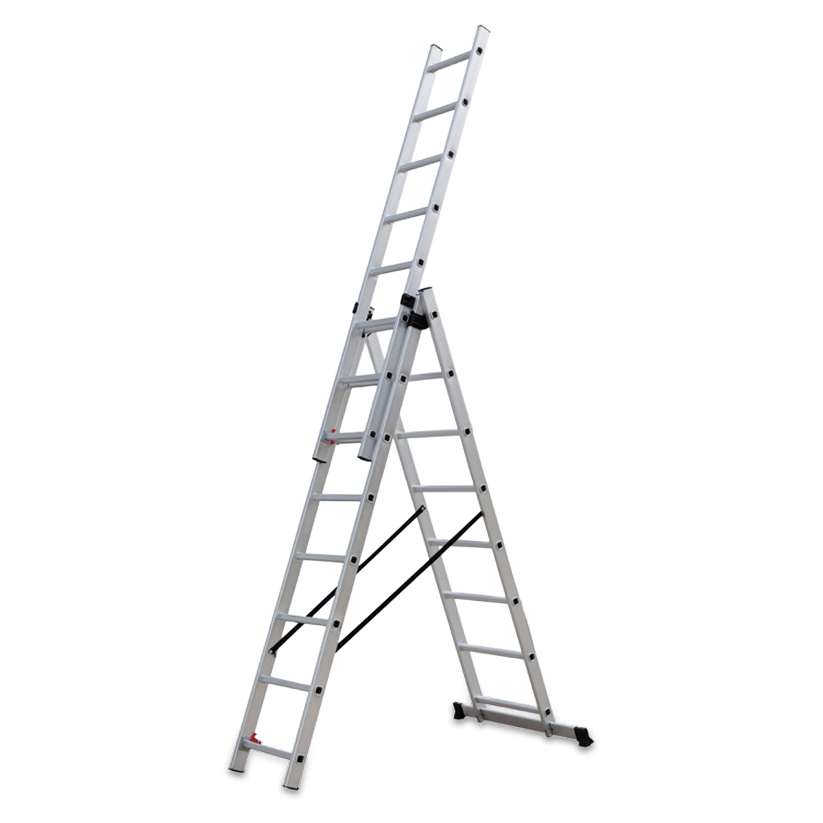Hliníkový multifunkčný rebrík 3x8 – HARDMAISTER