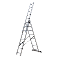 Hliníkový rebrík 3x8 Hardmaister (4,86 m)