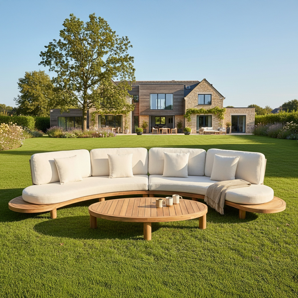 LUMIA CAFFE Záhradný kútik z agátového dreva - Bjørkka