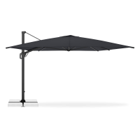 Veľký záhradný dáždnik LIFE 300x400 SIDE Antracit - Doppler