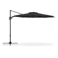 Veľký záhradný dáždnik LIFE 310 SIDE Antracit - Doppler