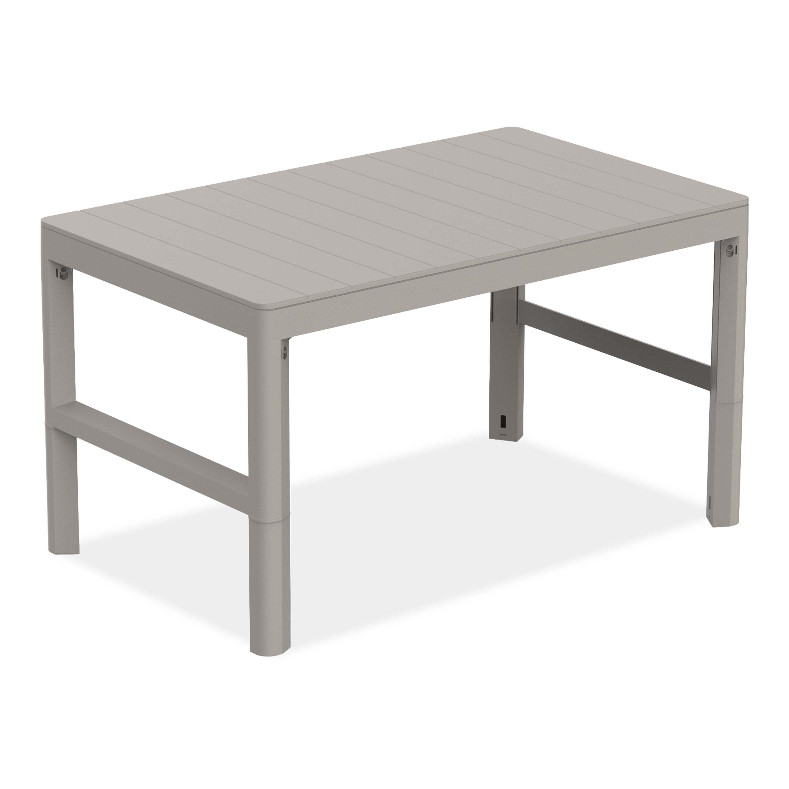 Dvojpolohový stolík LYON REZOLITH Soft Beige - Keter