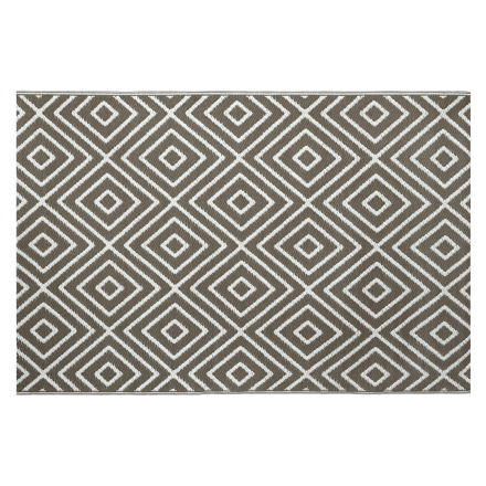 Vonkajší koberec Diamond Taupe 180x270cm - MoodMe
