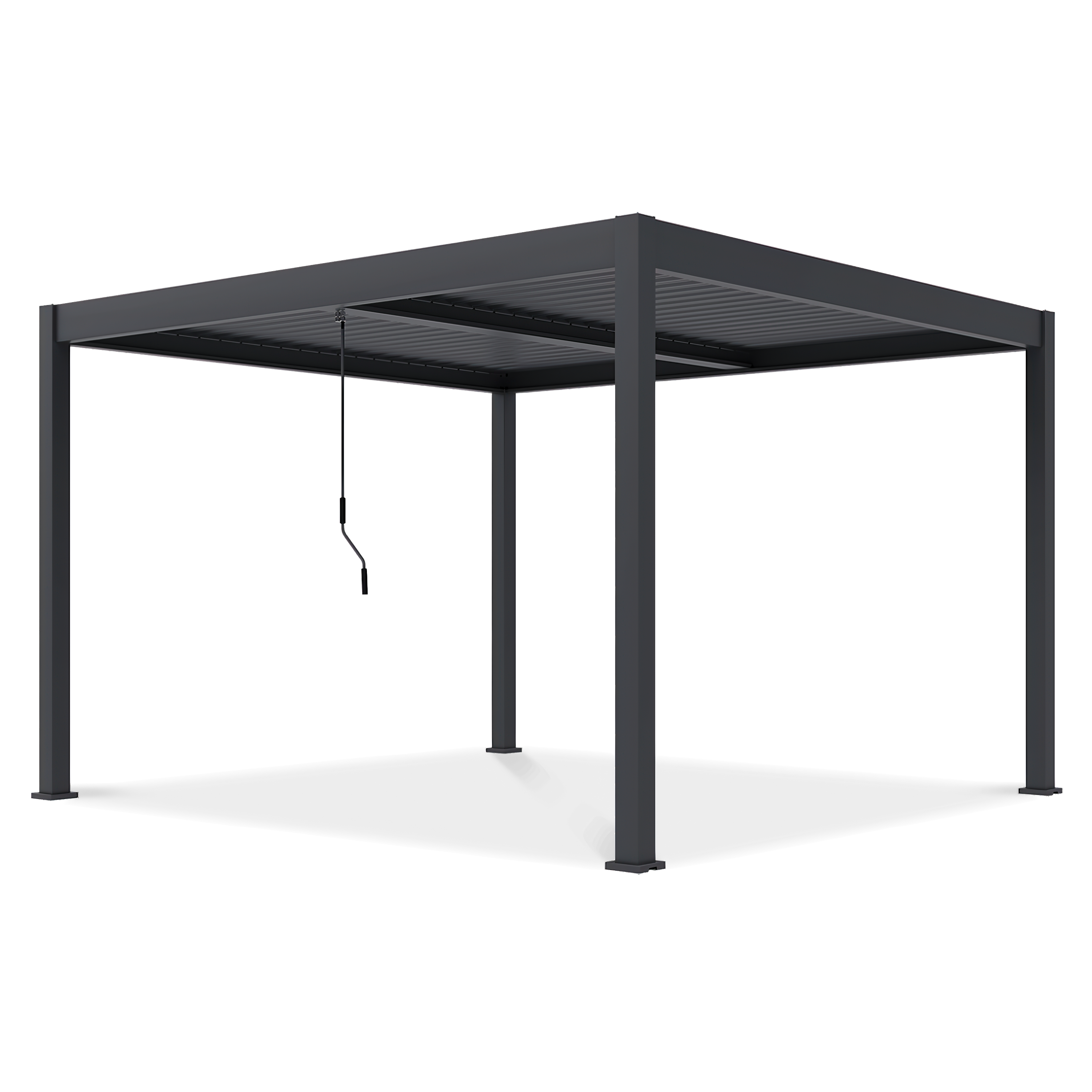 Záhradná pergola ELEGANCE DUO 3,6x4 antracit - Gutroof