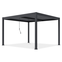Záhradná pergola ELEGANCE DUO 3,6x4 antracit - Gutroof