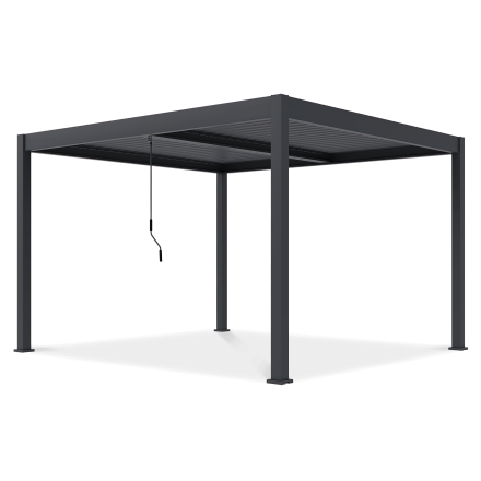 Záhradná pergola ELEGANCE DUO 3,6x4 antracit - Gutroof