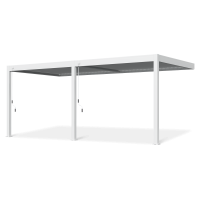 Prízemná pergola ELEGANCE WALL 3x6 White - Gutroof