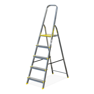 Hliníkový rebrík 5-stupňový BS-DA5 150kg - BAYERSYSTEM