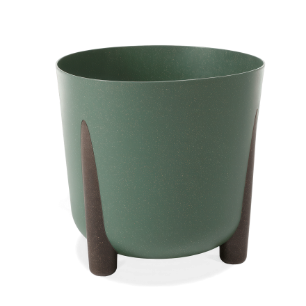 Donica FRIDA Eco Wood 26cm zielony leśny - LAMELA