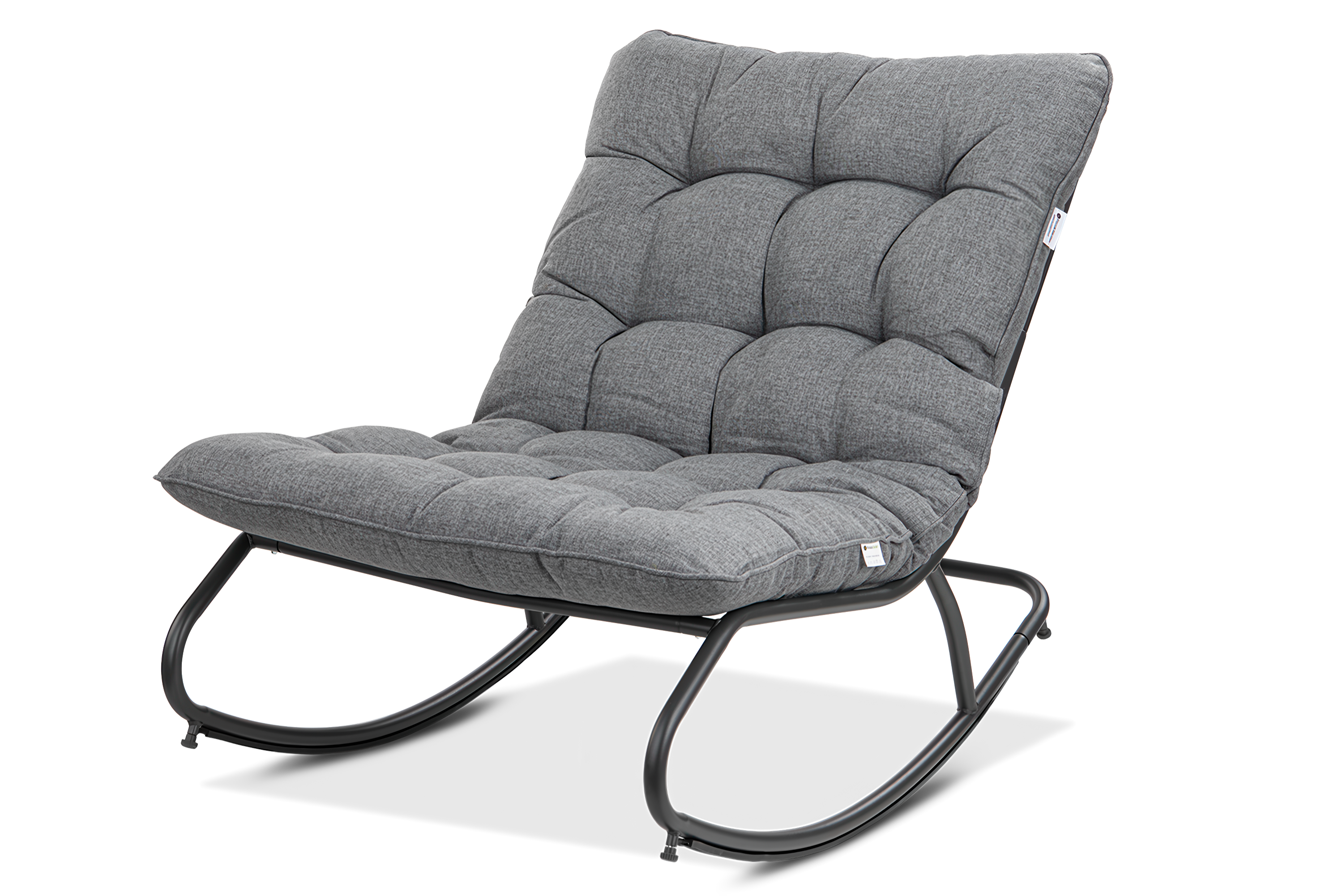 Fotel bujany AGAVA Dark Grey - Focus Garden, zdjęcie bez tła
