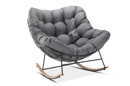Fotel bujany RONDA Dark Grey - zdjęcie bez tła