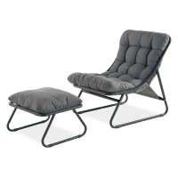 VISTA RELAX Tmavo šedá terasová súprava - Bjørkka