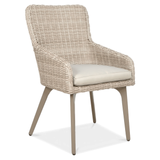 Kreslo MILANO Light Beige Technorattan