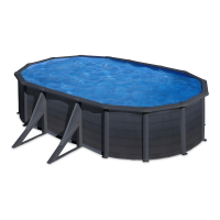 Celoročný bazén Gre KEA s oceľovým rámom 500cm x 300cm x 120cm