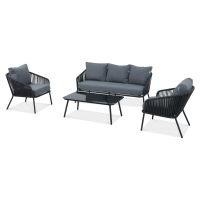 ANDERS CAFFE Tmavo šedý nábytok do obývačky - Focus Garden