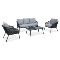 Voľnočasový nábytok ANDERS CAFFE Light Grey