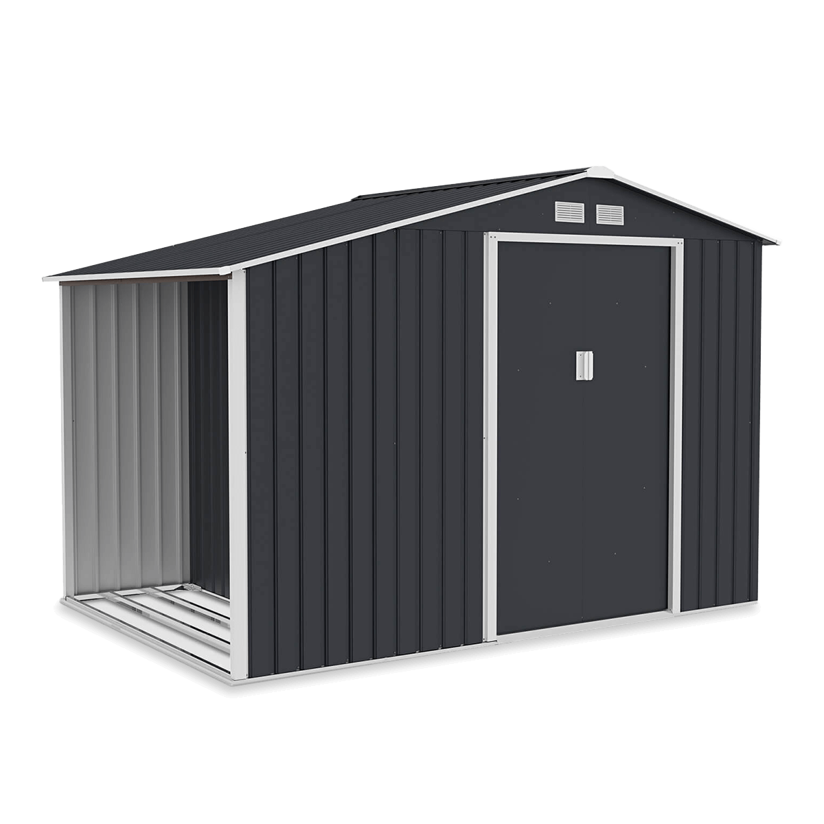 MADISON 278x191cm Studená sivá záhradná búda - Hardmaister