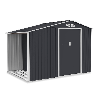 MADISON 278x191cm Studená sivá záhradná búda - Hardmaister