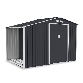 MADISON 278x191cm Studená sivá záhradná búda - Hardmaister