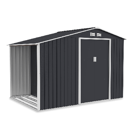 MADISON 278x191cm Studená sivá záhradná búda - Hardmaister